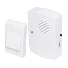   HOME DB 0600DC vezeték nélküli csengő, max. 60 m hatótáv, 32 dallam, LED fényjelzés, elemes tápellátás