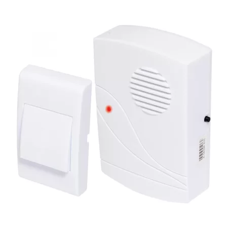 HOME DB 0600DC vezeték nélküli csengő, max. 60 m hatótáv, 32 dallam, LED fényjelzés, elemes tápellátás