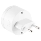 Home DB 1000AC vezeték nélküli csengő, 100m hatótáv, 38 dallam, 4 fokozatú hangerő, kék LED gyűrű, néma mód, 230V-os tápellátás