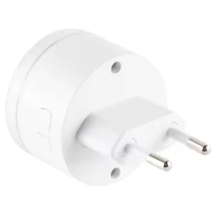   Home DB 1000AC vezeték nélküli csengő, 100m hatótáv, 38 dallam, 4 fokozatú hangerő, kék LED gyűrű, néma mód, 230V-os tápellátás