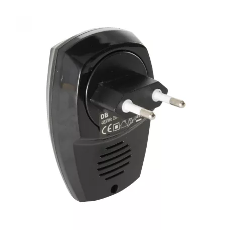 Home DB 102AC vezeték nélküli csengő, 100m hatótáv, 36 dallam, többszólamú hangzás, 4 lépcsős hangerő, kék LED visszajelző, 230V-os tápellátás