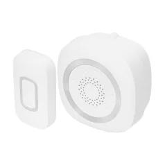   Home DB 1601DC vezeték nélküli csengő, 160m hatótáv, 60 dallam, 3-fokozatú hangerő és némítás, kapcsolható fényjelzés, elemes tápellátás
