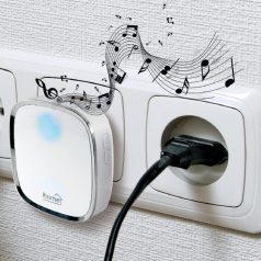   Home DB 2040AC vezeték nélküli csengő, 200 m hatótáv, 36 dallam, 5 fokozatú hangerő, 230 V-os beltéri egység