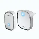 HOME DB 2060AC vezeték nélküli csengő, 200 m hatótáv, 36 dallam, 5 fokozatú hangerő, fényjelzés, 230 V-os tápellátás