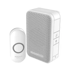   Honeywell Home DC311N vezeték nélküli csengő, 150m hatótávolság, 4 dallam, IP55 védett nyomógomb, elemes tápellátás