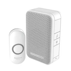   Honeywell Home DC311NP2 vezeték nélküli csengő, 150m hatótávolság, 4 dallam, IP55 védett nyomógomb, 230V tápellátás