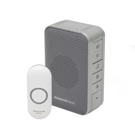 Honeywell Home DC313NG vezeték nélküli csengő, max. 150 m hatótáv, 6 dallam, LED jelzőfény, elemes tápellátás