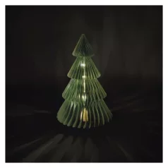 Karácsonyi papírfa állvánnyal, 30 cm, belső