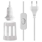 LED papírcsillag, függeszthető, ezüst csillámporos középen, fehér, 60 cm, beltéri