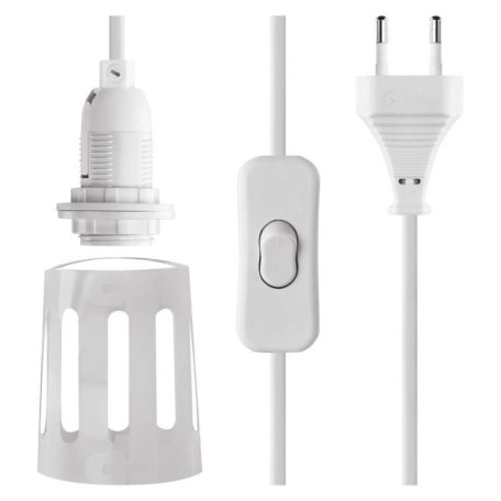 LED papírcsillag, függeszthető, ezüst csillámporos középen, fehér, 60 cm, beltéri