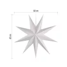 LED papír csillag, függeszthető, 60 cm, beltérre