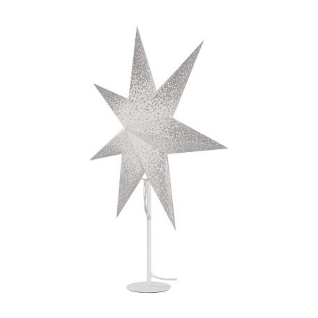 LED papír csillag, talpas, 45 cm, beltérre