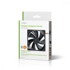 DC ventilátor | DC | Ventilátor méret: 120 mm | 3-Pin | 19.2 dBA | Fekete