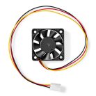 DC ventilátor | DC | Ventilátor méret: 40 mm | 3-Pin | 27.9 dBA | Fekete