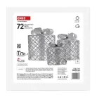 LED ajándékok, 3 méret, beltéri, hideg fehér, időzítő