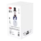 LED összeszerelhető hóember, 60 cm, kültérre és beltérre, hideg fehér