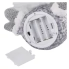 LED karácsonyi manó, 35 cm, 3× AA, beltérre, meleg fehér