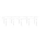 LED karácsonyi fényfüzér – 10x jégcsap, 1,35 m, 2x AA, beltéri, hideg fehér, időzítő