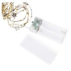 LED karácsonyi fényfüzér arany – csillagok, 1,9 m, 2x AA, beltéri, meleg fehér, időzítő