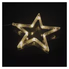 LED karácsonyi fényfüggöny – 7 csillag, 67x125cm, kültéri és beltéri, meleg fehér