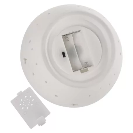 LED kerámia angyal, 29 cm, 2x AA, meleg fehér, időzítő