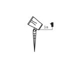 LED karácsonyi dekoráció projektor – hópelyhek, kültéri és beltéri, fehér