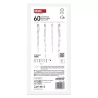 LED karácsonyi girland – jégcsapok, 12 db, 3,6 m, kültérre és beltérre, hideg fehér