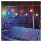 LED fényfüzér – 10x party égő, 5 m, kültéri és beltéri, többszínű