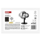 LED dekoráció projektor – csillagok, kültéri és beltéri, meleg/hideg fehér