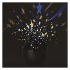 LED dekor projektor – csillagok, 3× AA, beltérre