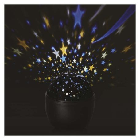 LED dekor projektor – csillagok, 3× AA, beltérre