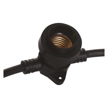 Sorolható fényfüzér 10 db E27 foglalattal, START SZETT, 7,35 m, kültéri és beltéri