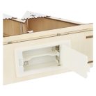 LED-es fa karácsonyi tájkép, 23,5 cm, 2x AA, beltéri, meleg fehér, időzítő