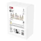LED dekoráció, fa - falusi, 60 cm, 2x AA, meleg fehér, időzítő