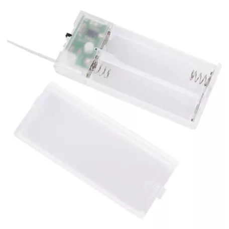 LED dekoráció, fa - falusi, 60 cm, 2x AA, meleg fehér, időzítő