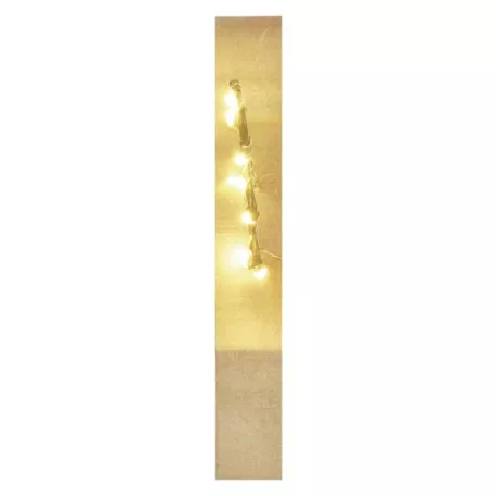 LED dekoráció, fa -angyal, 13 cm, 2x AAA, beltéri, meleg fehér, időzítő