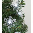 Home DECO 1 dekoráció izzósorhoz, hópehely, 50 db, Ø5 mm-es LED-re