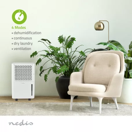 NEDIS smart páramentesítő DEHU10WT páraelszívó, párafaló - 39db-s szuper csendes párátlanító 10-15liter/nap smartlife 3L tartály