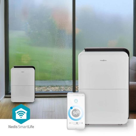SmartLife Párátlanító | Wi-Fi | 30 l/Nap | Párátlanítás / Folyamatos / Száraz szennyes / Szellőztetés | Android™ / IOS | Állítható higrosztát | 210 m³/h
