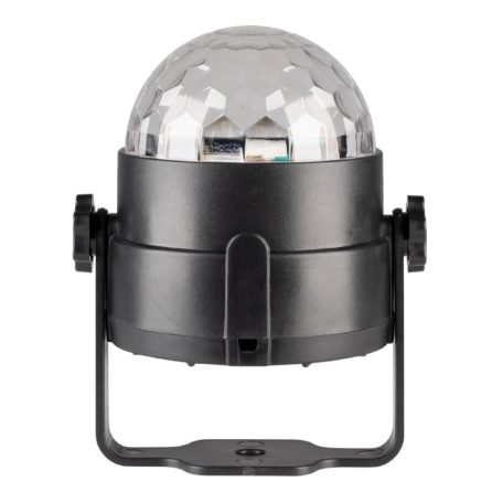 SAL DL80R projektoros party lámpa, RGB LED, 80 mm átmérő, álló vagy körbe forgó fényeffekt, akár 100 m2-re