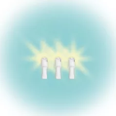   Home DLFC 600/WW LED-es cluster fényfüggöny, 2,7x0,6 m / 600 db melegfehér LED, állófényű, fehér vezeték, sorolható, kül- és beltéri kivitel