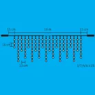 Home DLFJ 400/WH LED-es fényfüggöny, 10 m / 400 db hidegfehér LED, állófényű, fehér vezeték, sorolható, kül- és beltéri kivitel