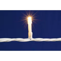   Home DLFJ 400/WW LED-es fényfüggöny, 10 m / 400 db melegfehér LED, állófényű, fehér vezeték, sorolható, kül- és beltéri kivitel