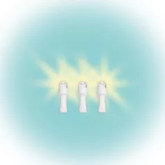   Home DLF 600/WW LED-es fényfüggöny, 2x3 m / 600 db melegfehér LED, állófényű, fehér vezeték, sorolható, kül- és beltéri kivitel