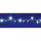 LED-es izzósor, 2 m / 40 LED, sorolható, hidegfehér