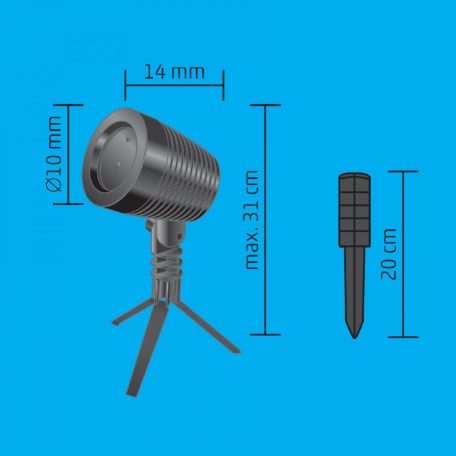 Lézerprojektor, mozgófényű