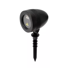   Home DL IP 8 lézerprojektor, 8 fényeffekt, piros és zöld lézer, 3 lábú állvány, IP44, kültéri, beltéri