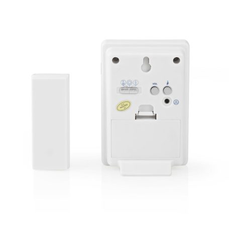 Vezeték nélküli csengő készlet | Elemes Áramellátás | 3 V DC | 1x CR2032 | Hangerő: 80 dB | Jeltartomány: 300 m | IP44 | 36 Dallam | 1 Vevő | Fehér