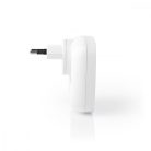 Vezeték nélküli csengő készlet | Hálózati Áramellátás | 220 - 240 V AC 50 Hz | 1x CR2032 | Hangerő: 80 dB | Jeltartomány: 300 m | IP44 | Állítható hangerő | 36 Dallam | 1 Vevő | Fehér