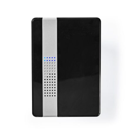 Vezeték nélküli csengő készlet | Hálózati Áramellátás | 220 - 240 V AC 50 Hz | 1x CR2032 | Hangerő: 80 dB | Jeltartomány: 300 m | IP44 | Állítható hangerő | 36 Dallam | 1 Vevő | Fekete